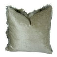 thumbnail image 2 of Plutus Alaskan Hawk Handmade Throw Pillow - White - Gray & Beige, 2 of 4