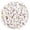 E, variant on QIQUWOHUL 100pcs/pack Acrylic Number Loose Beads Flat Round Beads DIY Hand Beads Accessori