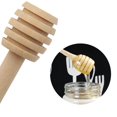 thumbnail image 2 of 6uds. Palillo de madera para miel, mango largo, cuchara para miel, recuerdos de fiesta de boda para miel, 2 of 4