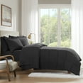 thumbnail image 4 of Mainstays Reversible Down Alternative 7-Piece Bed-in-a-Bag Set, Queen, Black, 4 of 10