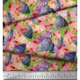 thumbnail image 2 of Soimoi Poly Georgette Fabric Triangle & Texture Fabric Prints By Yard 42 Inch Wide, 2 of 3