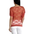 thumbnail image 6 of ToBeInStyle Womens Relaxed Fit Dolman Blouse Top Soft Feel, 6 of 6