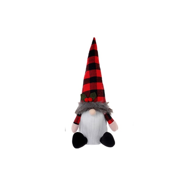 Advancent Muñeco de Navidad sin rostro sofá decorativo vacaciones Festival Navidad decoración temática Año Nuevo ornamento tela no Kits de decoración para fiestas Anciano