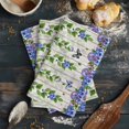 thumbnail image 6 of Spring Flowers Kitchen Towels Set of 3, Water Absorbent Dish Towel, Summer Rustic Botanical Butterfly Decorative Hand Towels - Quick Drying Cloth for Cooking Baking, 18x28 Inch, 6 of 8