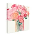 thumbnail image 2 of Samuel Dixon 'Cottage Roses II' Canvas Art, 2 of 3