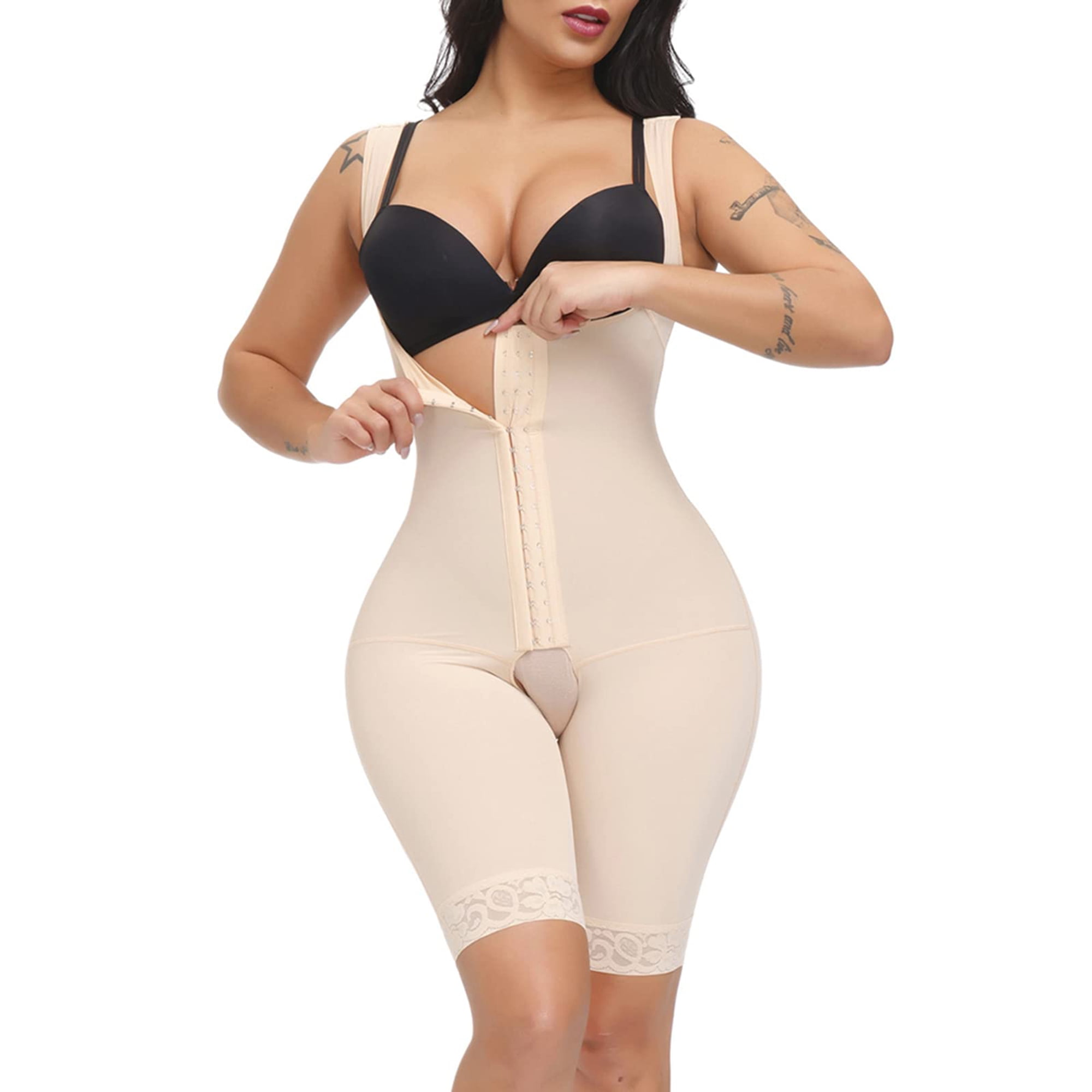 Ladies firm control open-bust nude undergarment dress shaper. - Pack  Breakdown: 6pcs/pack - Sizes: 1-S / 2-M / 2-L / 1-XL - 92% Polyester, 8%  Spandex - Fits up to 5-59 Tall / 90-165 lbs, 7305803