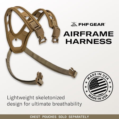 Airframe Shoulder Harness - Lightweight Breathable Hunting Retention System for Bino Packs & Chest Rigs$$Other