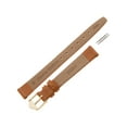 thumbnail image 3 of Gilden Ladies Classic Calskin Fashion Color 10-14mm Flat Leather Watch Band F60 (12mm End Width, Regular Length, Tan), 3 of 3