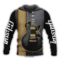 thumbnail image 3 of Sudadera con capucha con estampado 3D de guitarra nueva, sudadera con capucha neutra para hombres y mujeres, para entusiastas de la guitarra, sudadera con capucha de moda urbana de talla grande para n, 3 of 5