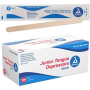 First Aid Only Tongue Depressors,Sterile,Wood,PK100 336005