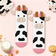 thumbnail image 4 of Funny Cow Socks for Women and Teen Girls - Cute Novelty Crazy Silly 3D Animal Socks Gift for Mom Girlfriend - Mothers Valentines Cow Lover Birthday Fun Gift Ideas Christmas Stocking Stuffers, 4 of 7