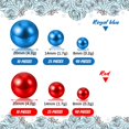 thumbnail image 2 of Perlas para rellenar jarrones Luerbi, 150 unidades, rojo y azul, 8/14/20 mm, 2 of 6