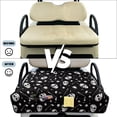 thumbnail image 5 of Uorisanigo Golf Skull Golf Cart Seat Covers Fits for EZGO, Club Car, Yamaha and More, Non-Slip Golf Cart Seat Towel Blanket with Storage Pockets Keeps Seats Comfortable and Clean, 5 of 7