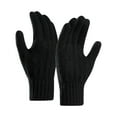thumbnail image 3 of Mens Knitted Gloves Wool And Hair Thickening Winter Keep Warm Touch Screen Gloves, 3 of 3