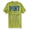Aeropostale Boys PSNY Stacked Graphic T-Shirt, Green, 4