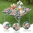 thumbnail image 4 of Square Tablecloth with Elastic Edges 36 * 36 Inch Waterproof Pioneer Table Cover Washable Indoor and Outdoor for Party Kitchen Dinner Banquet Patio Picnic, 4 of 6