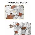 thumbnail image 6 of Sand Camel Living Room Curtains 2 Panel, Vintage Farmhouse Desert Animals Camel Cafe Window Treatment, Farmhouse Bedroom Bathroom Kitchen Curtains Drapes 104"x54", 6 of 6