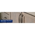 thumbnail image 7 of Hickory Hardware P2994-RI 12 in. Center to Center Refined Rustic Collection Pull, Rustic Iron, 7 of 7