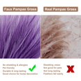 thumbnail image 4 of Hierba artificial de pampa pequeña, 30 unidades, 43 cm, color morado, 4 of 7