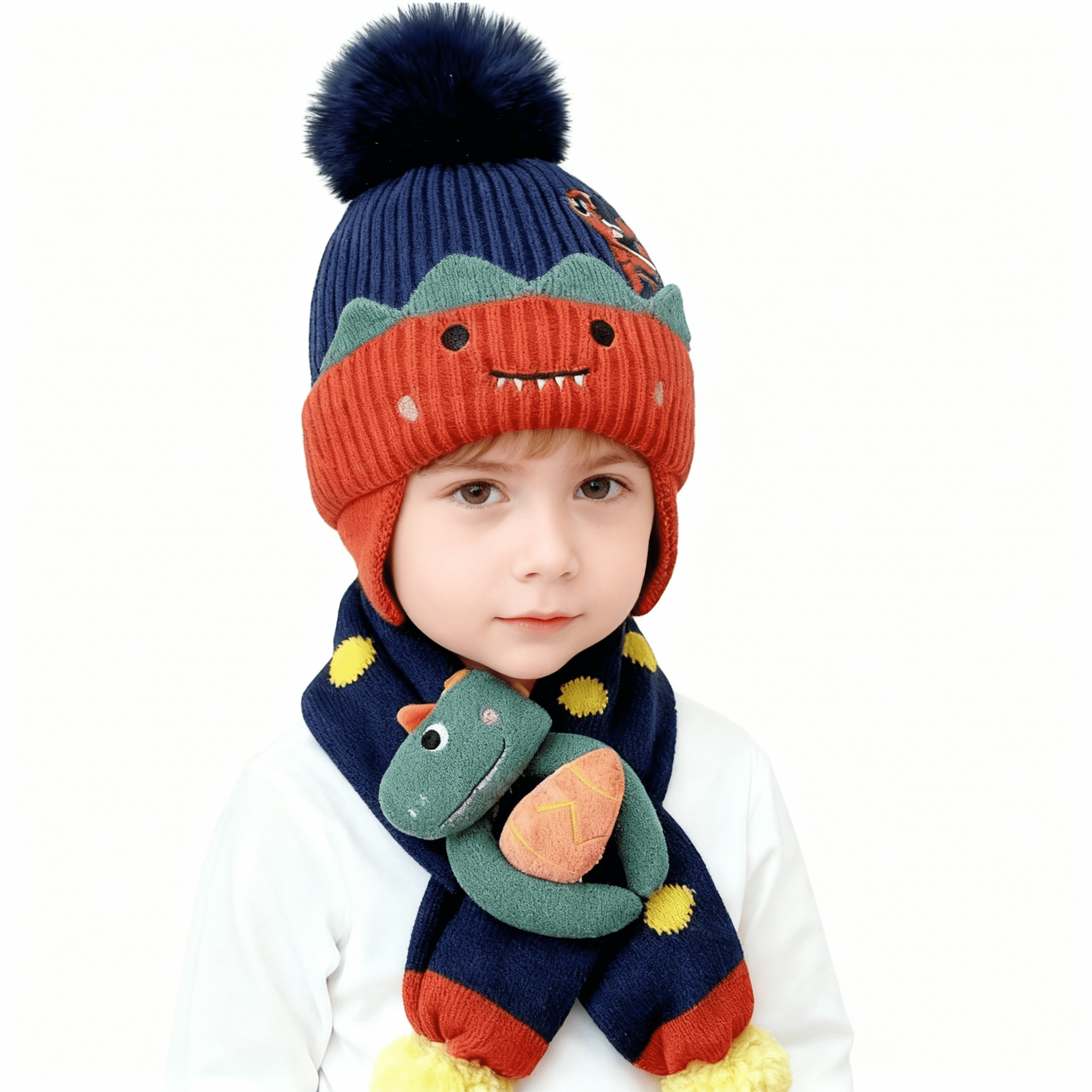 Baby Kids Winter Warm Hats, Infant Toddler Children Pom Pom Beanie Knit Cap Girls Boys