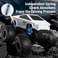 thumbnail image 4 of Amphibious Remote Control Car, 4WD Off-Road RC Truck with Dual Batteries, 2.4GHz Waterproof All Terrain RC Vehicle with LED Lights, 4 of 14