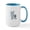 White/Blue Inside, variant on CafePress - Dabbing Easter Bunny Mugs - 15 oz Ceramic Large White Novelty Mug