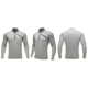 thumbnail image 4 of Ceisia Men's Slim Stand-Collar Half-Zip Thickened Athletic Compression Training Top Gift, 4 of 9