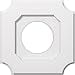 thumbnail image 3 of Ekena Millwork CMP14LE-06000 14 Po OD x 6 Po ID Carré Locke Architectural Grade PVC Contemporain Médaillon de Plafond, 3 of 4