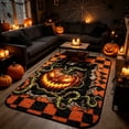 thumbnail image 7 of Zynviq Halloween Area Rugs Pumpkin 31.5" X 19.7" Throw Rug Polyester Multicolor Washable Rectangular Small Rug for Dorm, 7 of 7