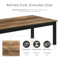 thumbnail image 5 of Furniture of America Versi Modern 3-Piece Coffee Table Set, Brown, 5 of 15