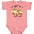 thumbnail image 3 of Inktastic My Grandma Loves Me with Cute Squirrels in Autumn Boys or Girls Baby Bodysuit, 3 of 5