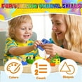thumbnail image 5 of Wooden Blocks Toy For Toddlers 1-3 Years, Non- Shape And Size Sorting Activity Puzzle Banmo, 5 of 5
