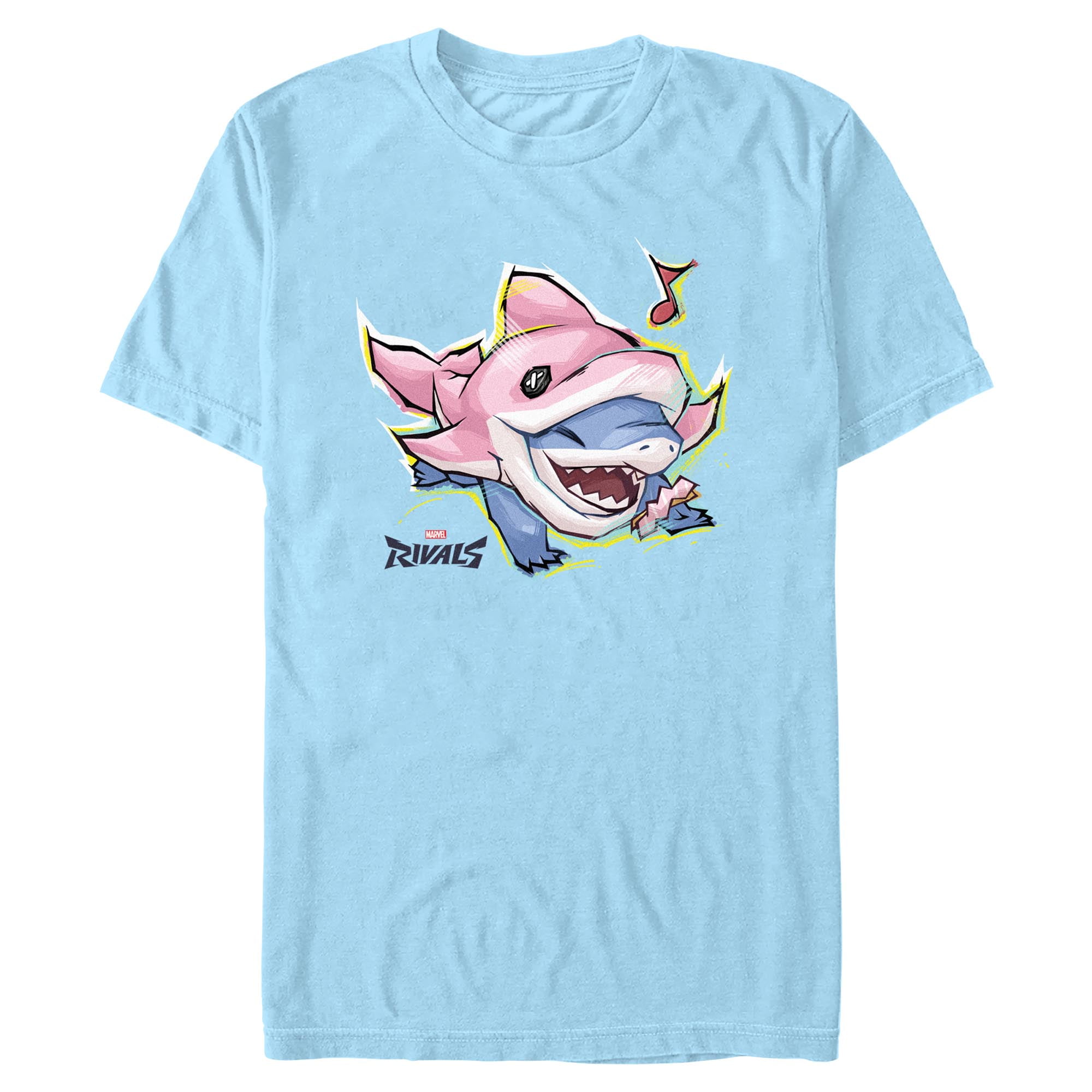 Men's Marvel: Rivals Happy Jeff Shark Graphic T-Shirt