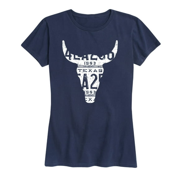 Country Casuals - Texas License Plate ST-Shirtr - Women's Short Sleeve Graphic T-Shirt