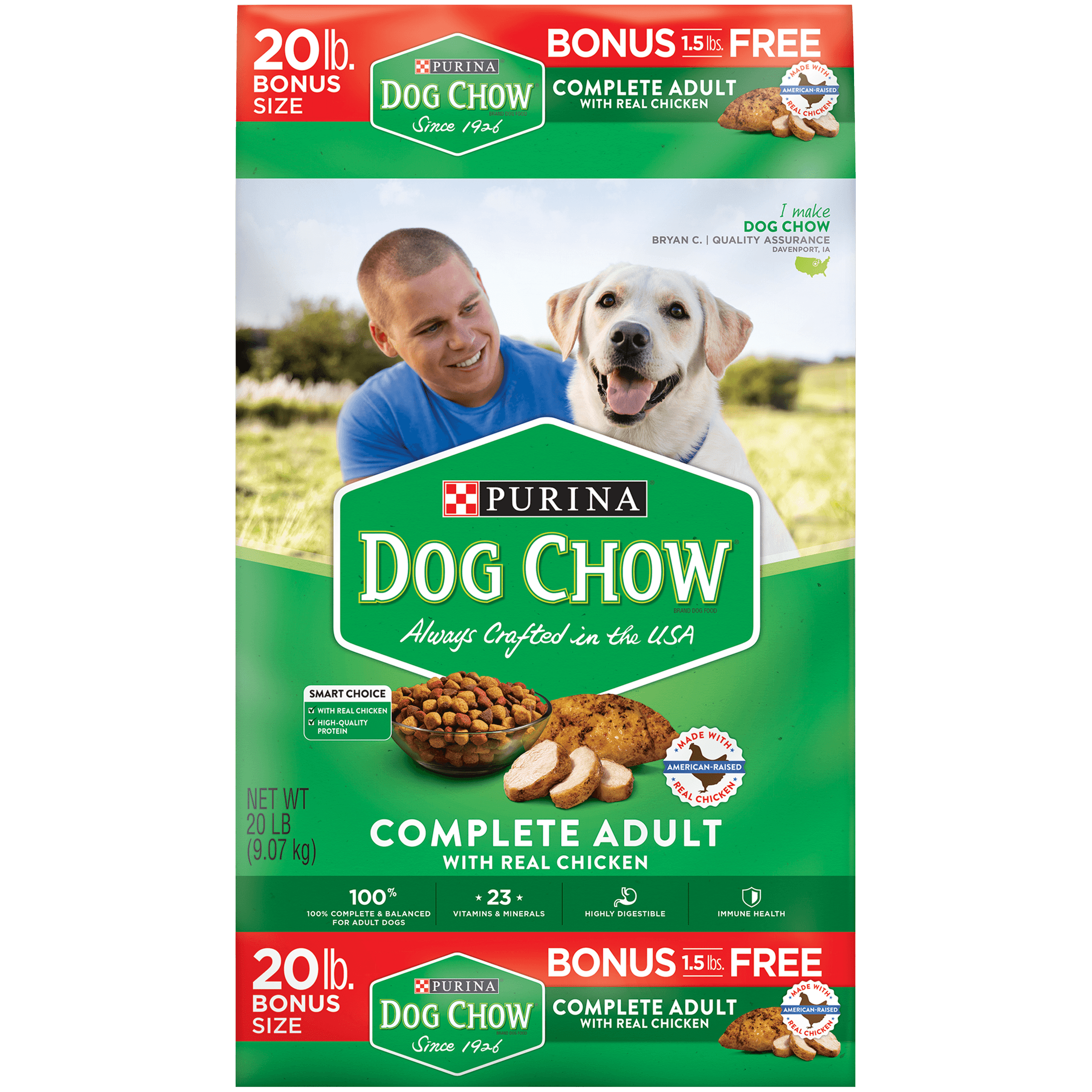 Purina Dog Chow Dry Dog Food, Complete 