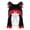 Black red, variant on Cute Style Headpiece With Realistic Faux Furs Texture Japanese Fashion For Enthusiasts