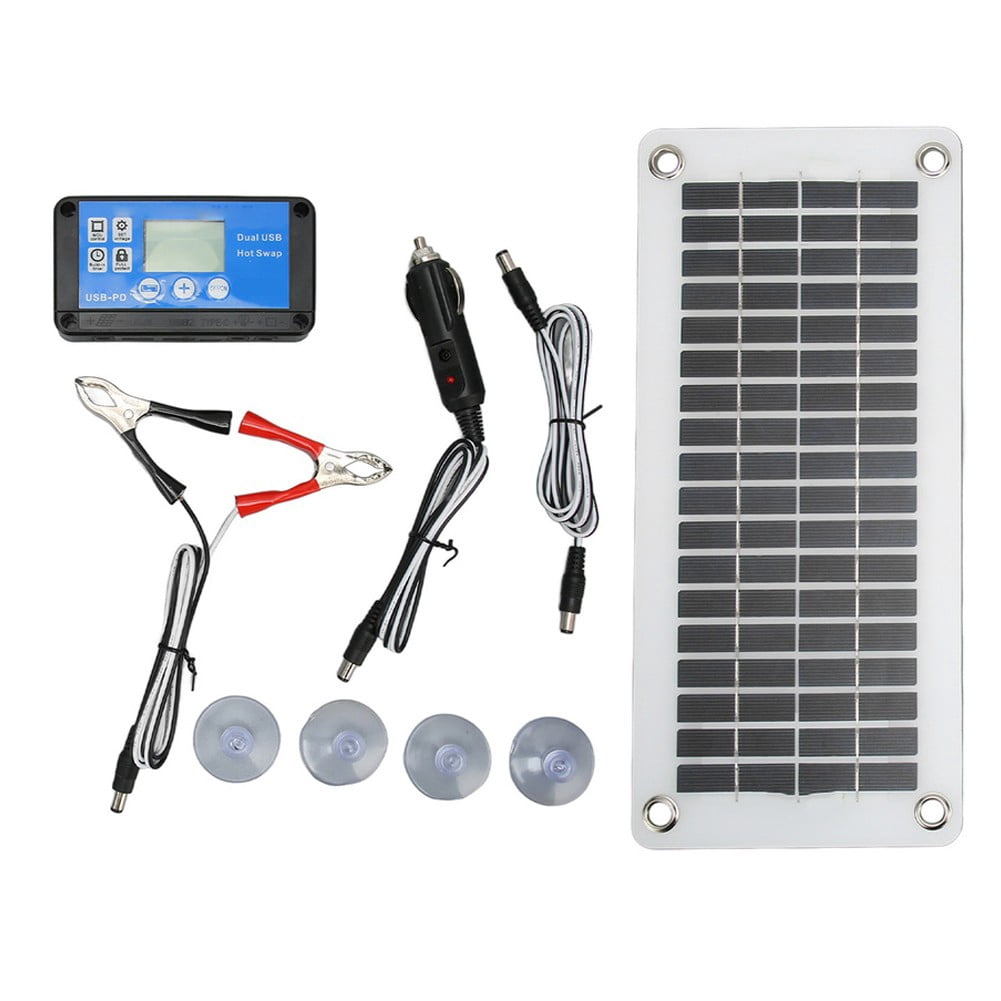 600W Solar Panel Kit 100A Suitable for RV Camping and Off-Grid Power Supply
