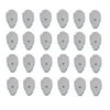 TENS / EMS Tens Unit Pads 24 pack of Snap Replacement Electrode Pads for Tens Unit 3.5 mm Pin Each Electrode Reusable up to 25 times each Med X Brand
