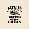 thumbnail image 4 of Inktastic Life is Better at the Cabin with Trees and Moon Boys or Girls Baby T-Shirt, 4 of 5