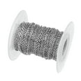 thumbnail image 4 of U8MO 10 Meters Stainless Steel 1mm~8mm Metal Flat Cable Oval Chain for Jewelry Making-1.5mm, 4 of 6