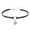 light pink, variant on O Ring Crystal Choker, Faux Leather Choker, Black Choker, Boho Necklace, Hippie Necklace, Gothic Necklace, Jewelry Gift for Women