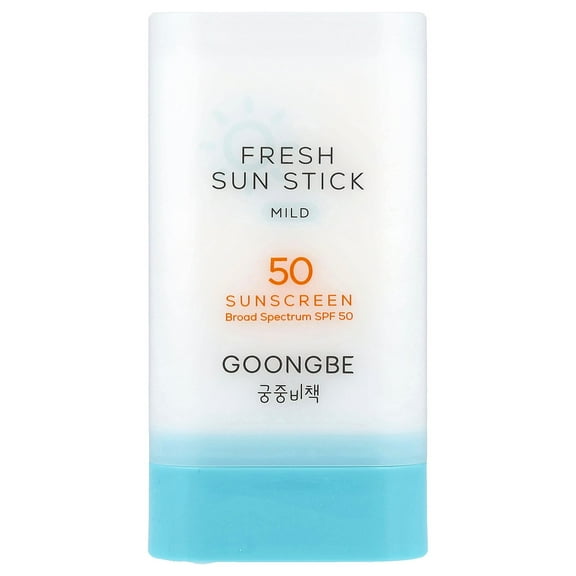Goongbe Fresh Sun Stick Sunscreen, Mild, SPF 50, 0.81 oz (23 g)