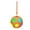 C- Orange, variant on Wireless Bluetooth Speaker, White Soccer Shaped with Cool RGB Ambient Light, Portable Hanging Speaker with Charger and Type-C Cable for Sports Fans Outdoor Party Bedroom Living Room Camping