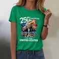 thumbnail image 5 of Linfrsh Patriotic Shirts for Women America 250th Anniversary Shirt, 1776–2026 USA T-Shirt, 250 Years of America Shirt, Patriotic American Flag Tees(Green,3XL), 5 of 8
