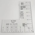 thumbnail image 3 of YAOMOBB Acrylic T-Shirt Ruler Heat Press Acrylic T shirt Ruler Adult Size Precise Scale Clothes Measuring Tool Left Chest Logo Placement, 3 of 5