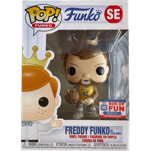 Funko POP Freddy Funko as Teen Wolf Box of Fun Vinyl Figure