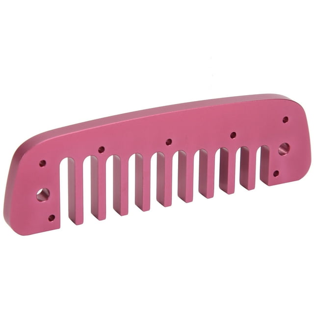 Comb Harmonica Part, High Strength 10-Hole Aluminum Alloy Harmonica Part For Kids For Beginner For Harmonica Golden,Rose Red,Gray