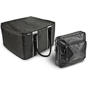 AutoExec AETote-04 Black/Grey File Tote with One Tablet Case