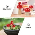 thumbnail image 3 of Worgeous Adorable Red Plastic Mushroom Decor for Shelf and Garden Decoration 6pcs Mini Size, 3 of 8