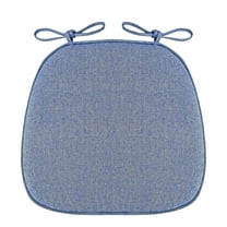 Cinvoph 17"x16" D-Shaped Thick Dining Chair Cushions With Ties Removable Machine-Washable Seat Cushion Soft Comfortable Seat Pad for Dining Room Home Use Easy to Clean